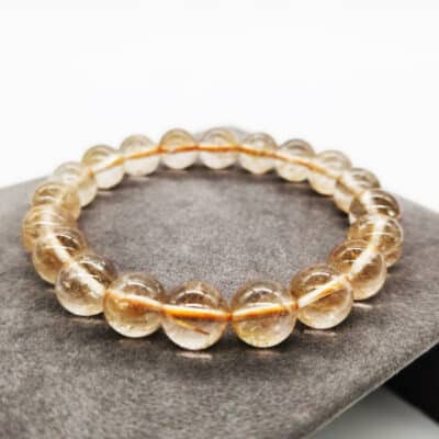 BRACCIALE QUARZO RUTILATO </br>BFHX 7555