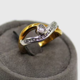 Alternative view of ANELLO AD INTRECCIO </br>CQOX 40048