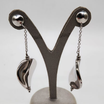 ORECCHINI ARGENTO ELEMENTO MOSSO </br>GIHX 10334