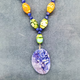 Alternative view of COLLANA LAPIS MURRINE </br>GIHX 12456