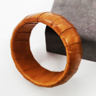 BRACCIALE GRANDE PELLE BEIGE </br>GIHX 6984