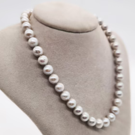 COLLANA PERLE DI ACQUA DOLCE GRIGIO </br>GIHX 8049 - immagine 4