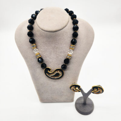 COLLIER E ORECCHINI "VINTAGE" MILA SCHON </br> JFN 112546