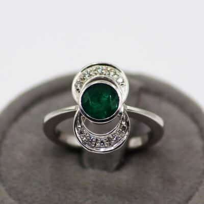 ANELLO CON SMERALDO </br>SMOX 5598