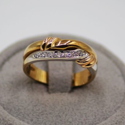 ANELLO IN TRE COLORI DI ORO </br>TCOX 37998